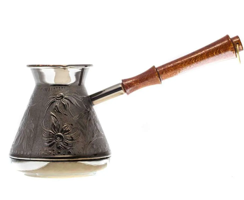 Турка медная "Ромашка" 850мл Турка медная "Ромашка" 850мл