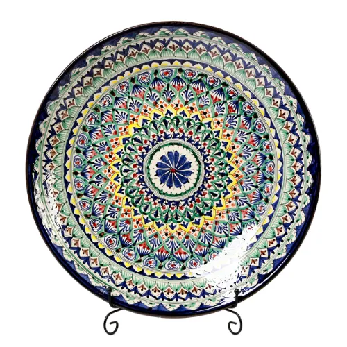 Ляган Риштанская керамика "Узоры" 7503304 Ляган Риштанская керамика "Узоры" 7503304