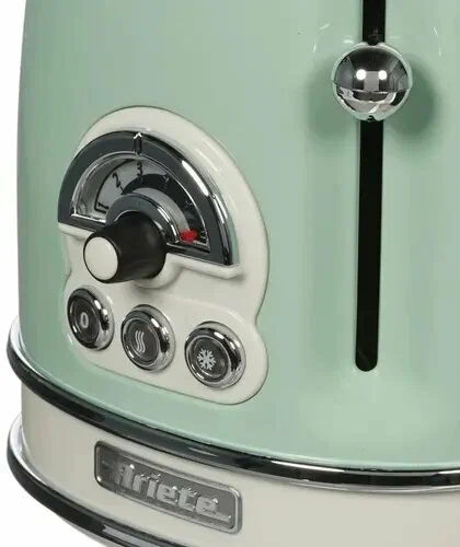 Тостер Ariete 155 Vintage 00C015514AR0 зеленый Тостер Ariete 155 Vintage 00C015514AR0 зеленый