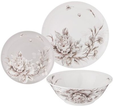 Обеденный набор Lefard "White Flower"  415-2135 12пр Обеденный набор Lefard "White Flower"  415-2135 12пр