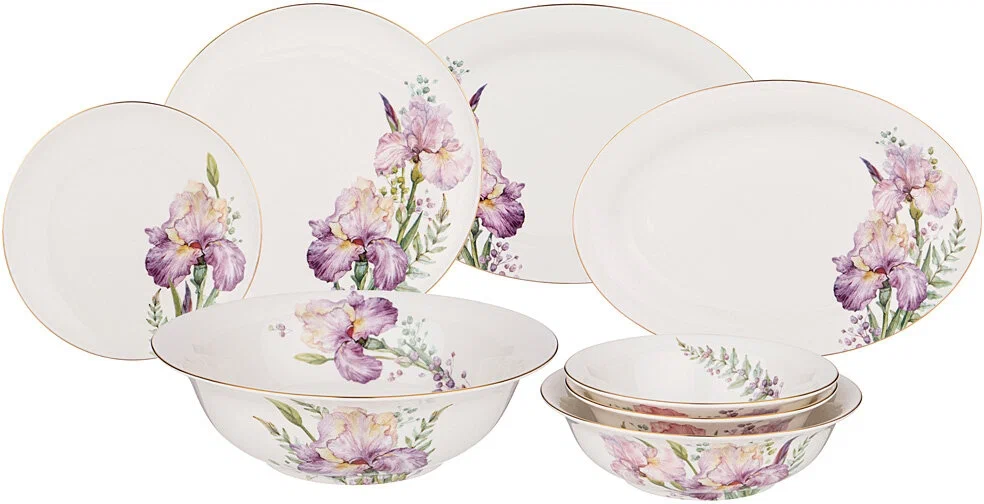 Столовый сервиз Lefard "Irises" 590-471 Столовый сервиз Lefard "Irises" 590-471
