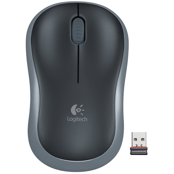 Беспроводная мышь Logitech M185 серый Беспроводная мышь Logitech M185 серый