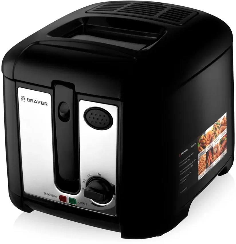 Фритюрница Brayer BR2832BK Фритюрница Brayer BR2832BK