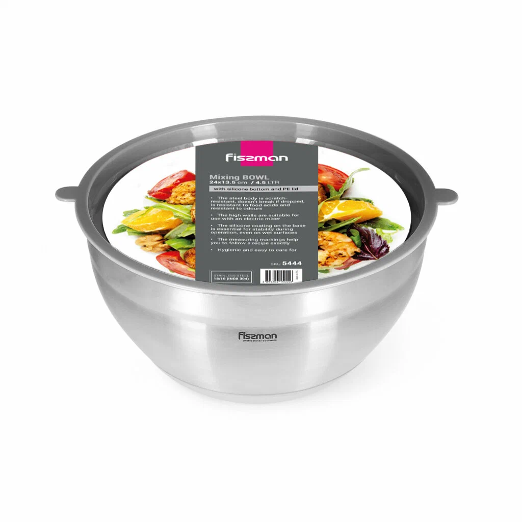Миска Fissman (нерж.сталь) 5444 4.5л Миска Fissman (нерж.сталь) 5444 4.5л