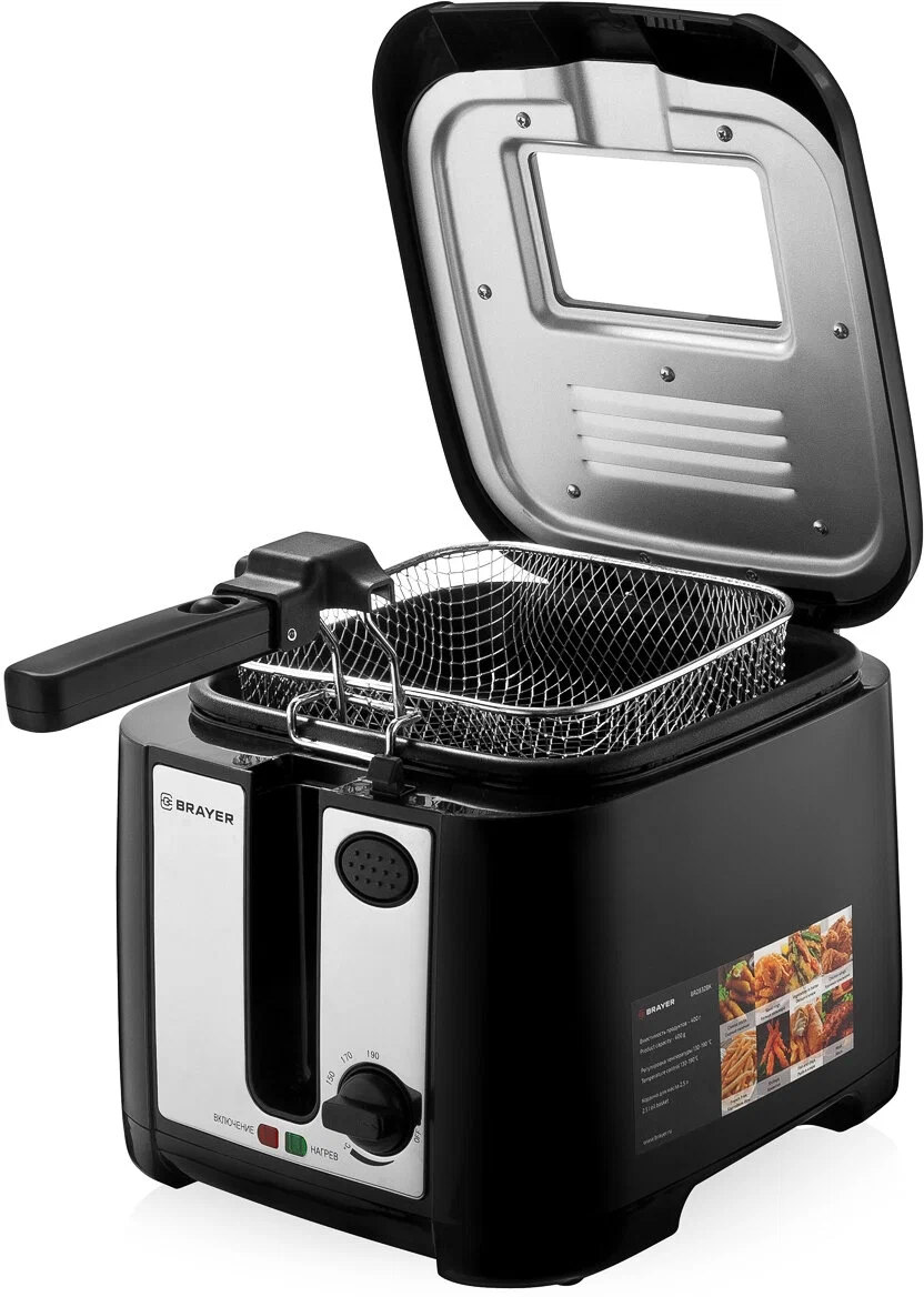 Фритюрница Brayer BR2832BK Фритюрница Brayer BR2832BK