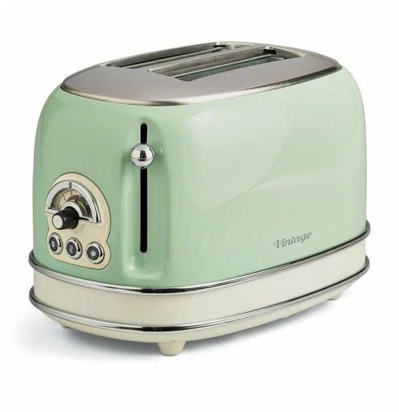 Тостер Ariete 155 Vintage 00C015514AR0 зеленый Тостер Ariete 155 Vintage 00C015514AR0 зеленый