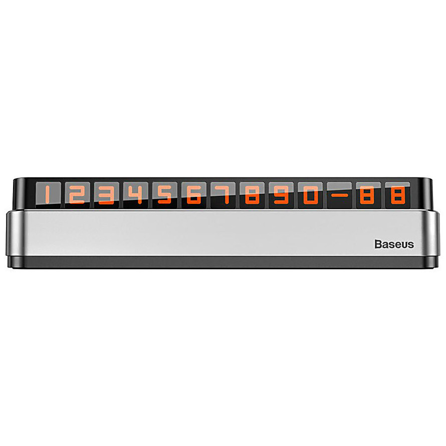 Телефонные цифры на магнитах Baseus ACNUM-B0S-серебристый Телефонные цифры на магнитах Baseus ACNUM-B0S-серебристый