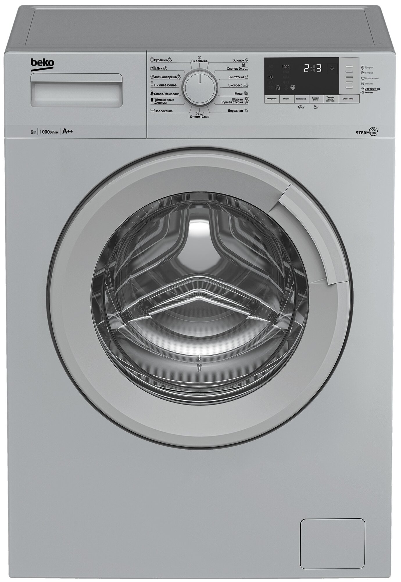 Стиральная машина Beko WSRE6512ZSS Стиральная машина Beko WSRE6512ZSS