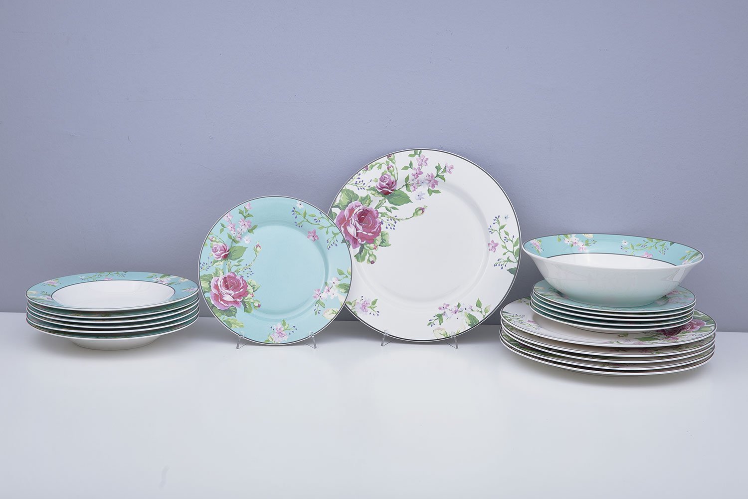 Столовый сервиз NA14099G-Green+Rose Столовый сервиз NA14099G-Green+Rose