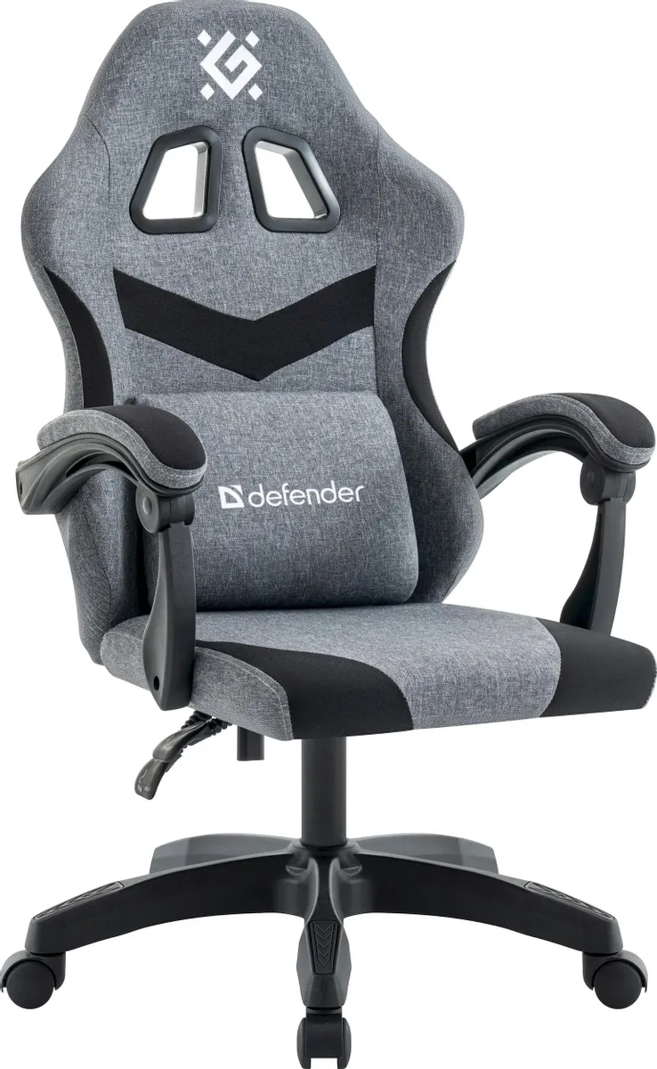 Кресло Defender Runa серый/черный Кресло Defender Runa серый/черный