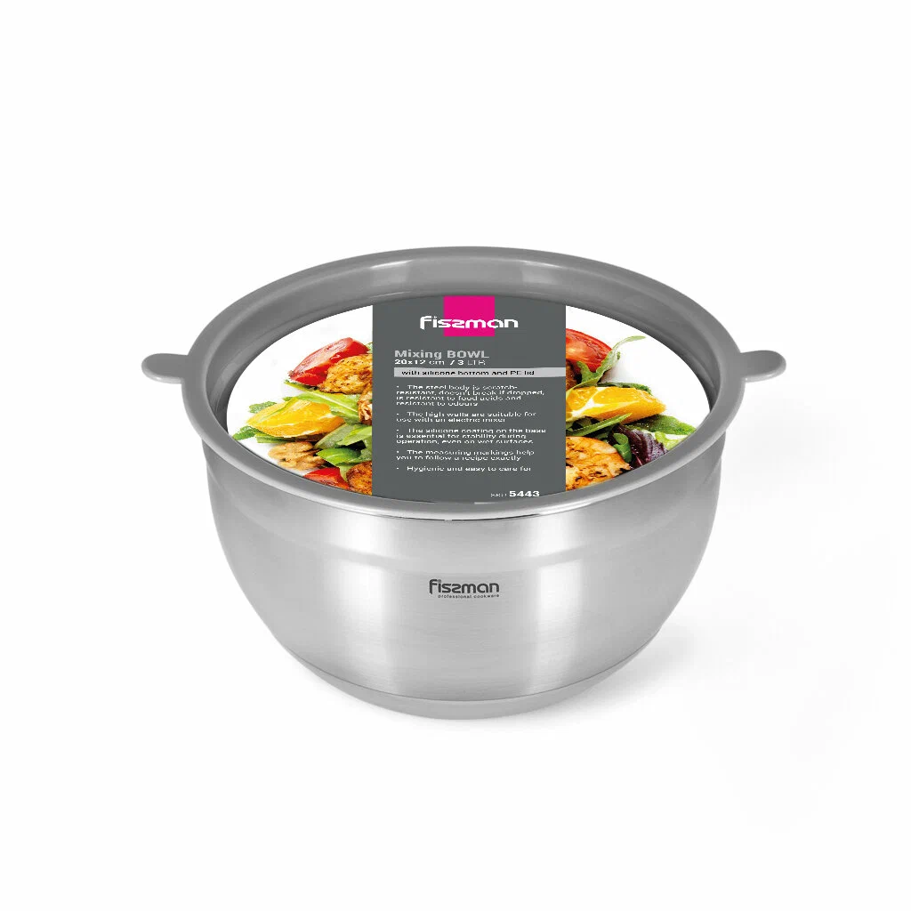 Миска Fissman (нерж.сталь) 5443 3л Миска Fissman (нерж.сталь) 5443 3л