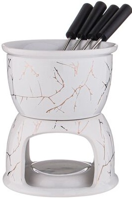 Набор для фондю "Золотой мрамор" 155-722 270мл. Набор для фондю "Золотой мрамор" 155-722 270мл.