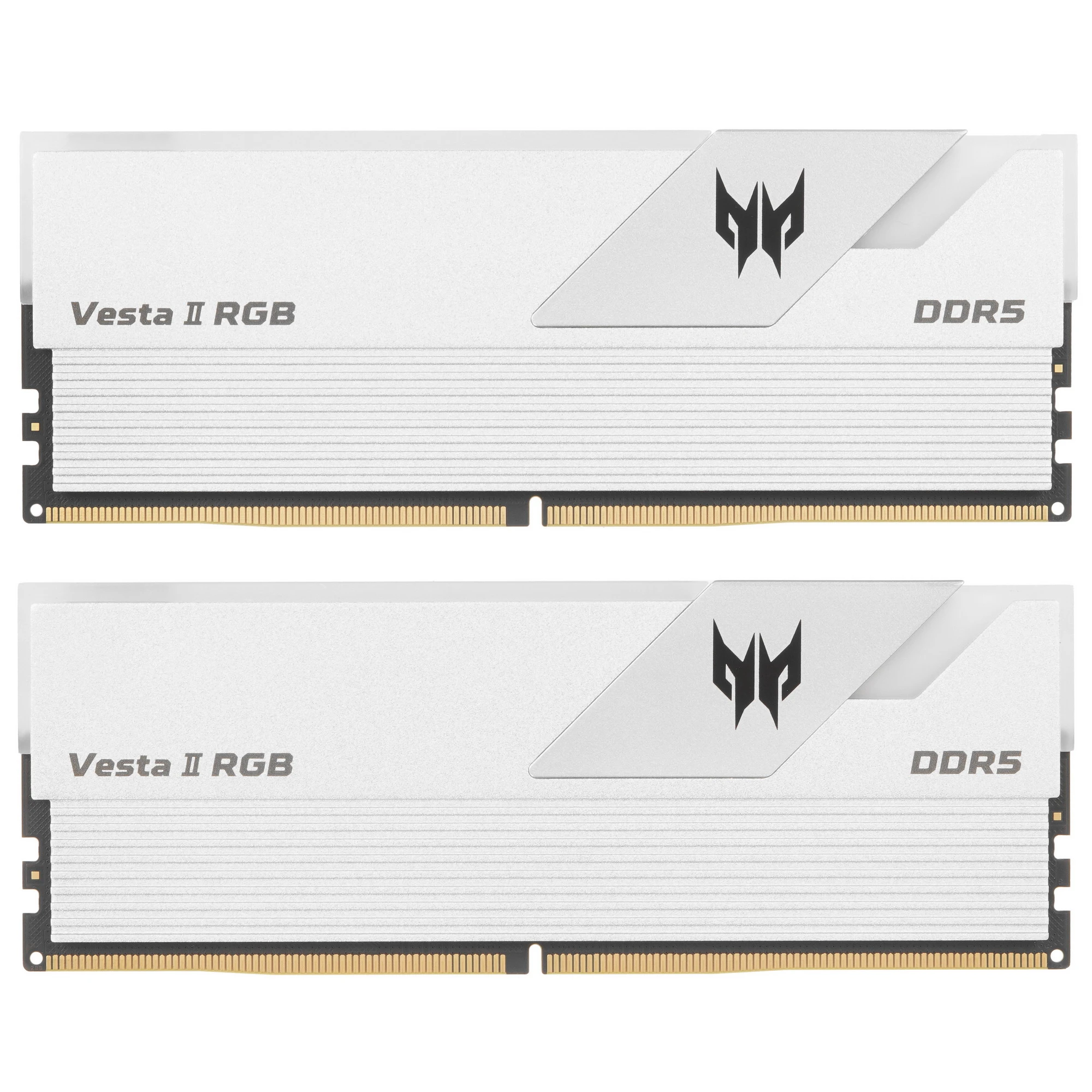 Оперативная память DDR5 Acer Predator Vesta II RGB 16GBx2 6000Mhz Silver Оперативная память DDR5 Acer Predator Vesta II RGB 16GBx2 6000Mhz Silver