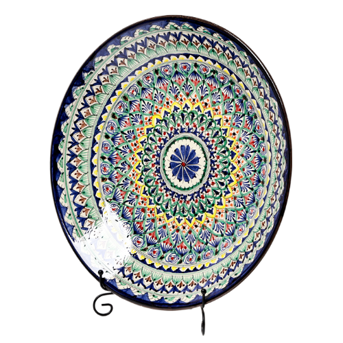 Ляган Риштанская керамика "Узоры" 7503304 Ляган Риштанская керамика "Узоры" 7503304