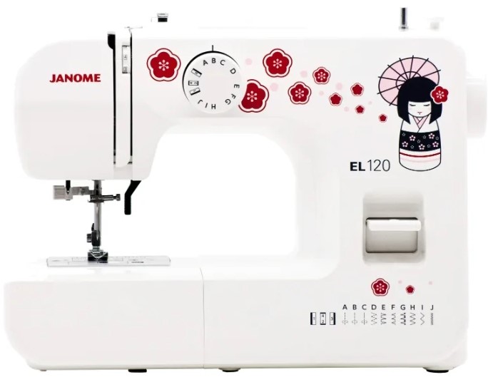 Швейная машина Janome EL120 Белый/рисунок