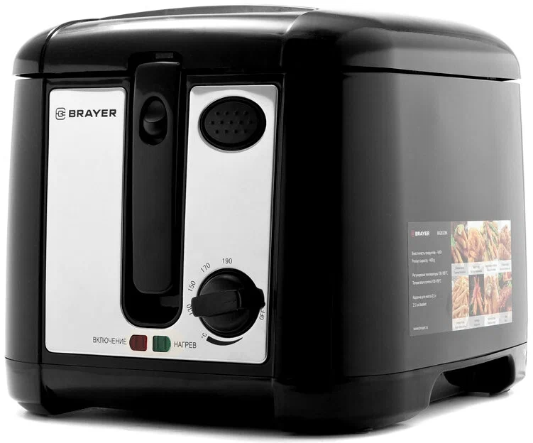 Фритюрница Brayer BR2832BK Фритюрница Brayer BR2832BK
