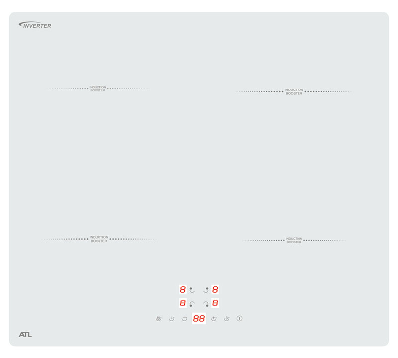 Варочная панель ATL 2KII64BWH Варочная панель ATL 2KII64BWH